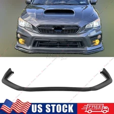 Matte Black Front Bumper Lip Splitter Fit for 2015-2021 Subaru WRX STI CS-Style