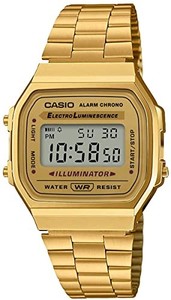 CASIO Montre numérique Vintage Series A168WG-9W Hommes Femmes Enfants Or