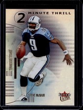 2001 Fleer Ultra Steve McNair 2 Minute Thrill Gold Medallion #/250 Titans