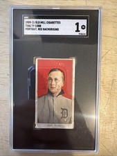 1909 T206 Ty Cobb - Red Portrait - Old Mill - SGC 1