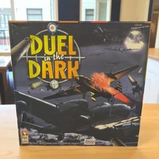 Duel in the Dark Board Game WWII Strategy 2007 Z-Man Games Complete Gently Used