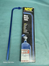 New Nitrous Oxide Nos 90 Degree Bottle Blow Down Tube Holley 16160 Blue