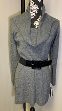 AB Studio Women’s Belted Sweater Cowl Neck W/ Belt NWT Size Medium