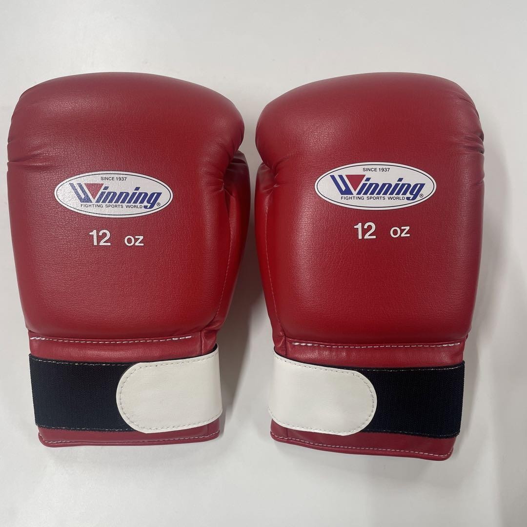 winning ウイニング ボクシンググローブ 12oz AM-12 Winning Boxing Gloves 12oz AM-12 Red Genuine Made in Japan