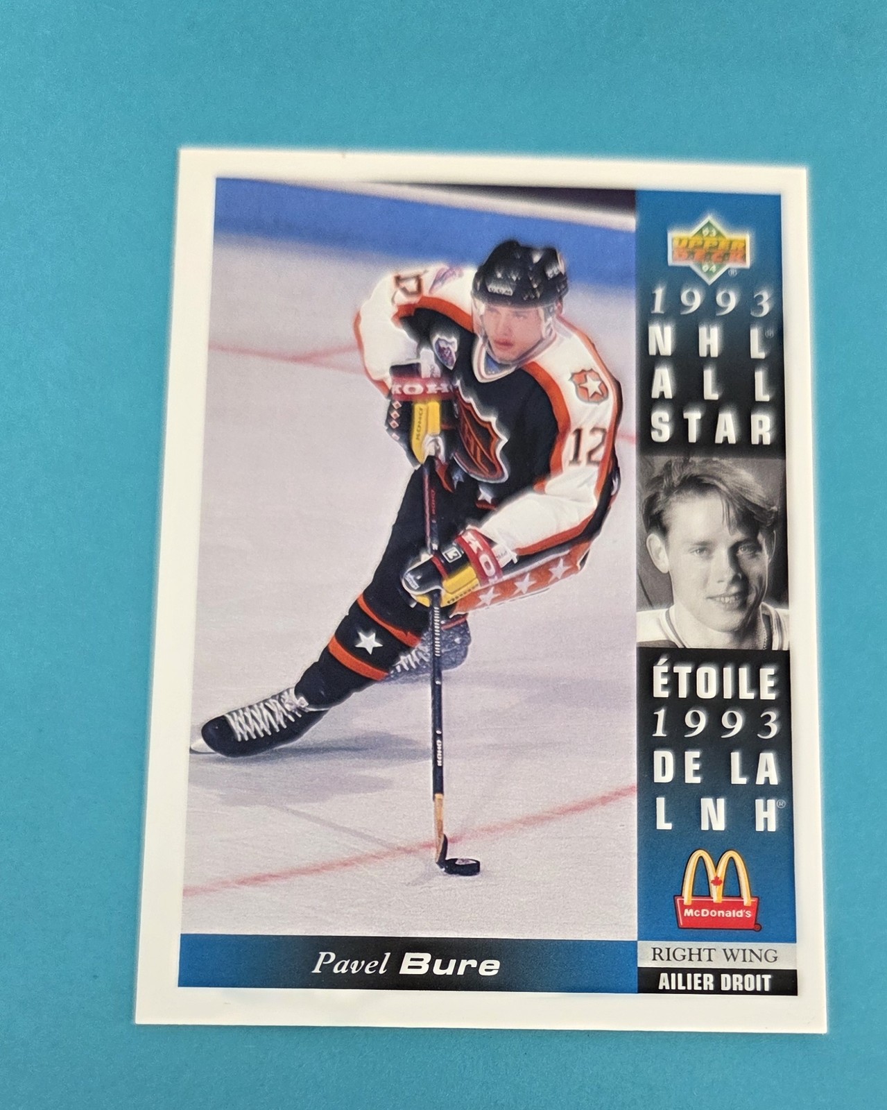1993-94 Upper Deck McDonald's All-Stars #McD-02 Pavel Bure HOCKEY Card K1