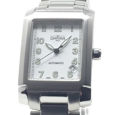 Davosa (like new & unworn) Quadro Automatic Rectangular Full-Set Ref. 161.409.26 - Bild 1 von 4