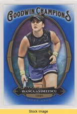 2020 Upper Deck Goodwin Champions Royal Blue Bianca Andreescu #27 READ z6b