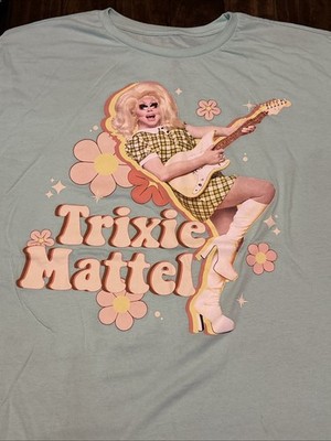 Trixie Mattel ''Yellow Cloud'' Graphic Tshirt,Size 1X,EUC.
