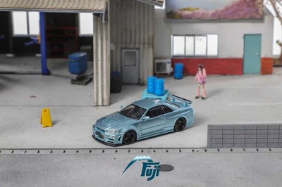 Fuji 1:64 Skyline R34 GT-R Nismo Z Tune Ice Blue
