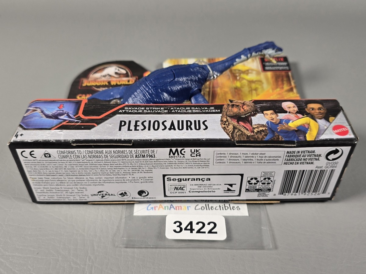 Jurassic World Savage Strike PLESIOSAURUS Dinosaur Camp Cretaceous