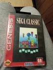Sega Genesis Sega Classic Game Columns No Manual
