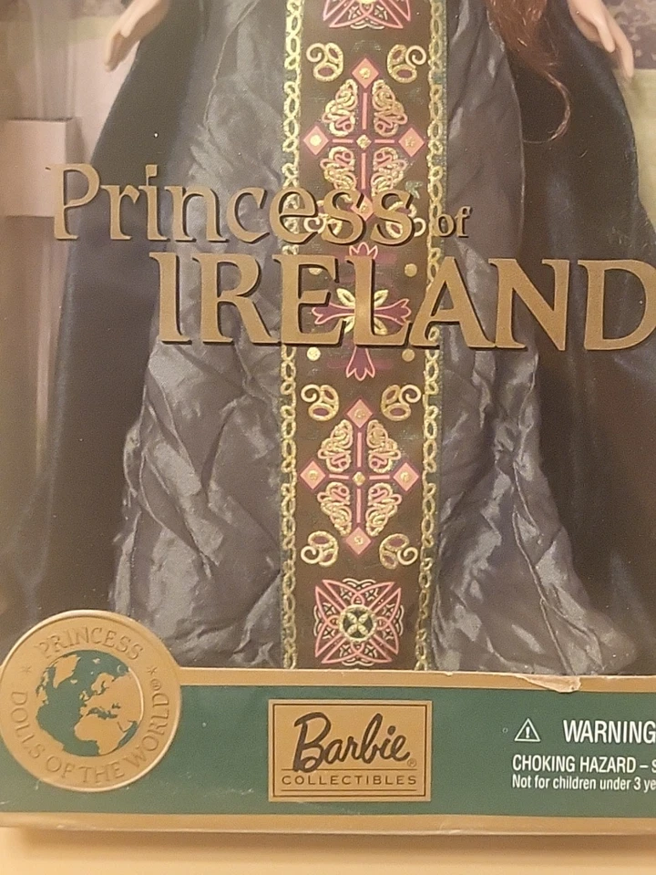 Princess of Ireland Dolls of the World Barbie Doll 2001 Mattel 53367 - Image 4 of 4