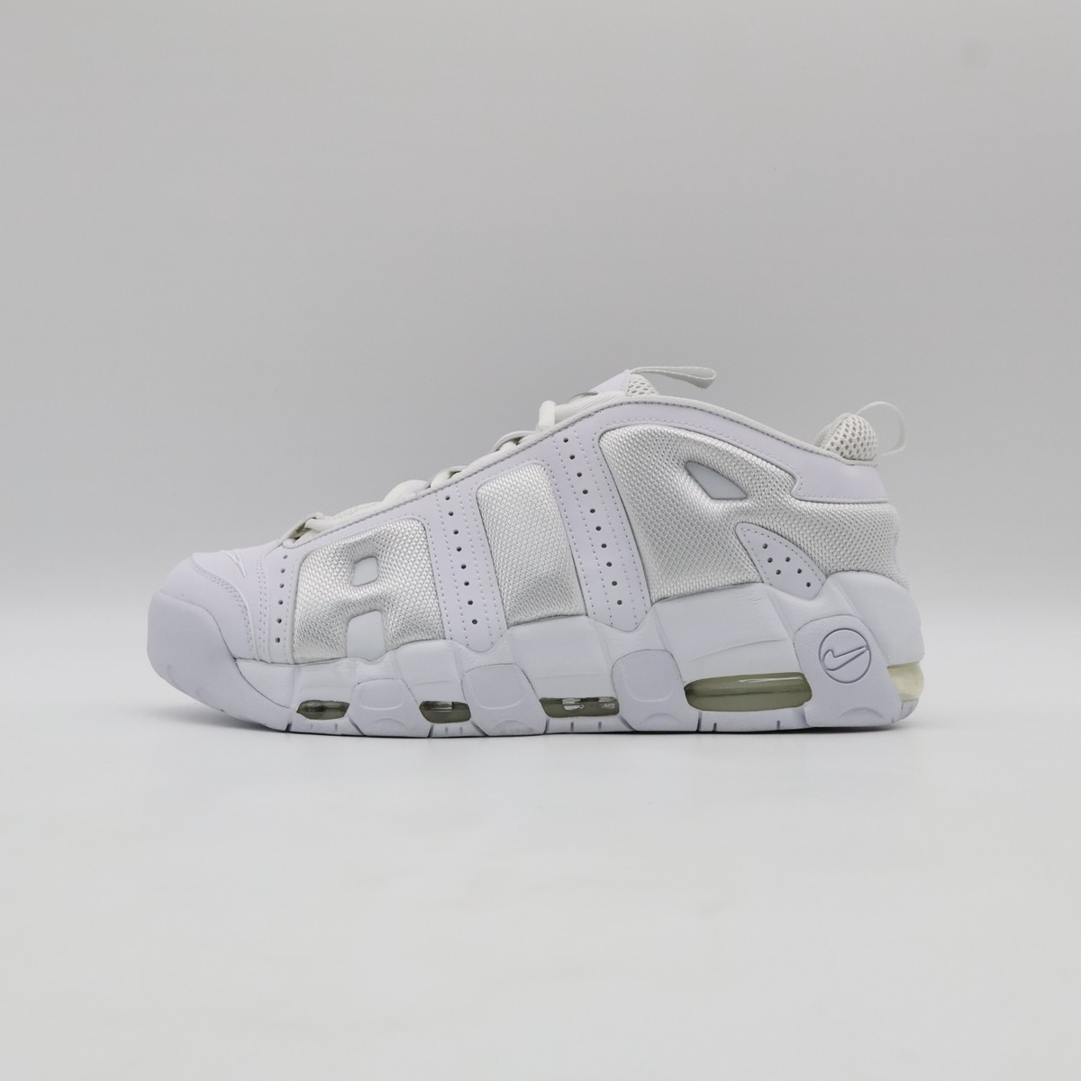 FZ3055-100 Nike Air More Uptempo Low Triple White (Men's) | eBay