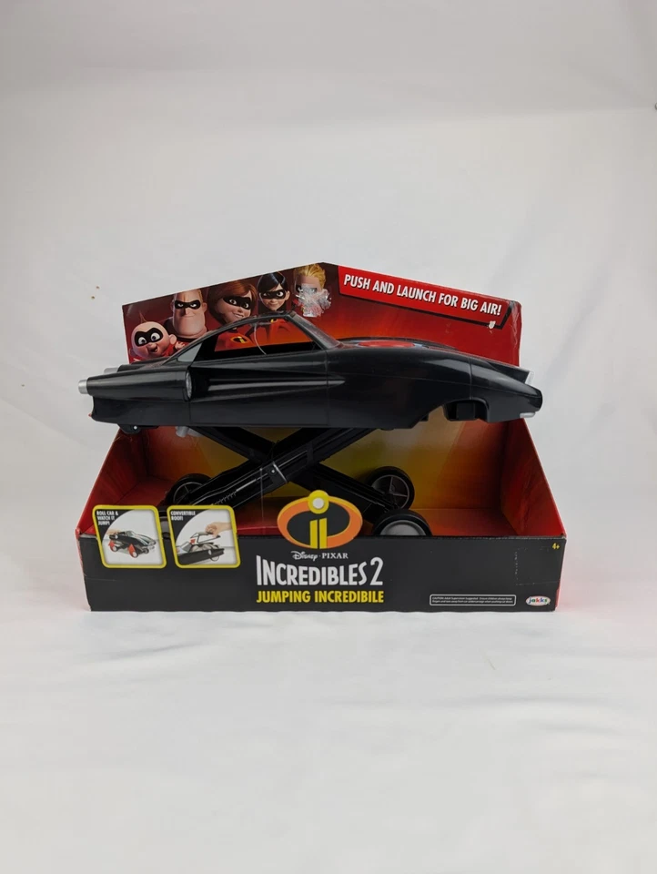 Los Increíbles 2 Salto Increíble Coche Vehículo Empuje Lanzamiento Función Disney Nuevo en Caja Foto 2 de 4