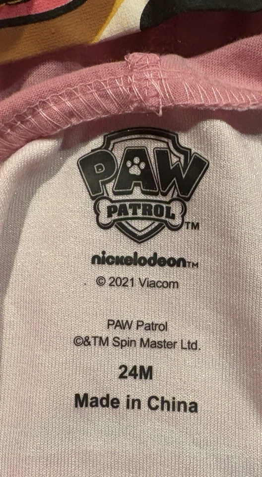 Paw Patrol Skye Cachorro Disfraz Niño Pequeño 24 Meses Rosa Vestido Halloween Vestir- 1 Pc Foto 2 de 4