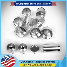 For Any 1.375''x24 Cone Shaped Parts Aluminum Alloy Replacemet Sealed End Cap US