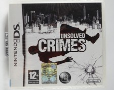 Image of UNSOLVED CRIMES Nintendo DS 2DS 3DS PAL ITA Italian Original Sealed