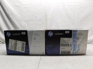 Lot of 2 New HP 89x Black Toner Cartridges #32 (LVRC-47721,22)