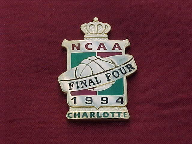 NCAA 1994 Arkansas Razorbacks Final Four Press Media Pin  Duke, Arizona, Florida