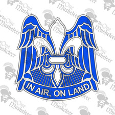82ND AIRBORNE DIVISION DUI- DECAL, QUALITY 3M VINYL