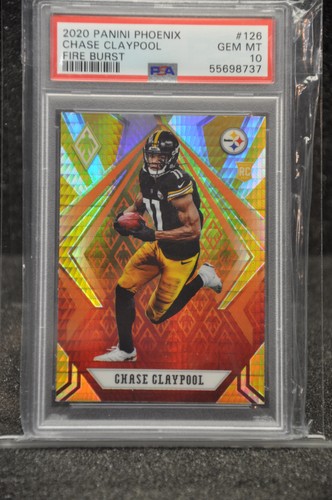 2020 Panini Phoenix #126 Chase Claypool Fire Burst PSA 10 - Bild 1 von 2