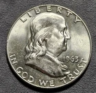1963-D 50C Franklin Half Dollar 90% Silver See Pictures