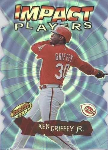 1997 Bowman's Best Previews Ken Griffey Jr #BBP2 Atomic Refractor