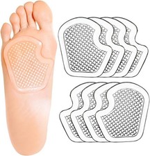Metatarsal Pads 8 Count Gel Cushions, Ball of Foot Cushion Protect and Clear
