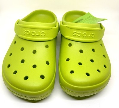 Crocs Coast Clog Volt Green Men's Comfort Sandals M5/W7