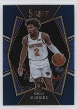 2021-22 Panini Select Premier Level Blue Prizm Miles McBride #157 1m22