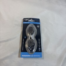 Speedo Competitive Vanquisher 2.0 Swimming Goggles Racing Deep Black Mirrored