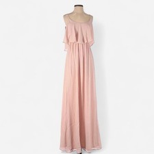 Pink Minimalist Wedding dress guest / bridesmaid dress