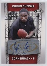 2011 SAGE Hit Auto Chimdi Chekwa #A5 Auto 00jz