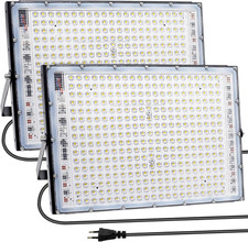 300w Led Flood Light Outdoor 2 Pack 30000lm Led Floodlight 6500k Daylight White 300w Led Flood Light Outdoor 2 Pack 30000lm Led Floodlight 6500k Daylight White