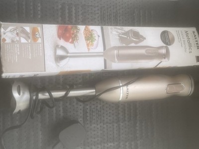 Salter Metallics Stabmixer Champagner Metallic 400W 2 Geschwindigkeiten Stabmixer