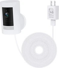 Power Adapter for Ring Stick up Cam Battery(3Rd Gen), with 30Ft/9M Wea