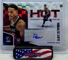 DESMOND BANE RC AUTO 2020-21 PANINI NBA HOOPS GREEN HOT SIGNATURE ROOKIE HR-DBN