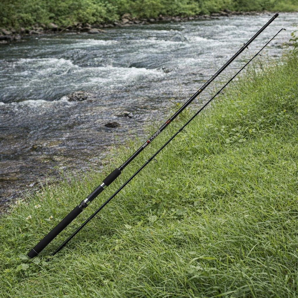 8ft 2pc Spinning Rod 2.40m 30g Lineaffe FOR ALL FISHING + CLOTH BAG LIV