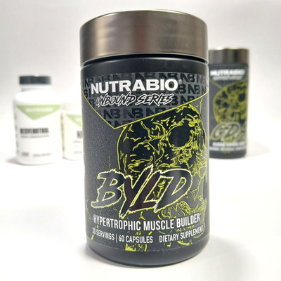 NutraBio Unbound BYLD Muscle Growth, Recovery & Strength 30 Servings Exp 06/2027