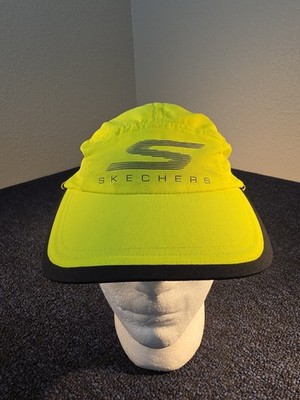 Sketchers Performance Neon Yellow 5-Panel Strapback Adjustable Lightweight Hat