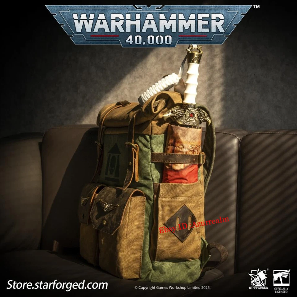 Warhammer 40,000 Spiel Offizielles De Gloria Cadia Support Backpack MK.Ⅲ - Bild 4 von 4