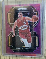 2021-22 Panini Prizm Prizms Purple Wave #32 Nikola Jokic SSP MVP Denver Nuggets