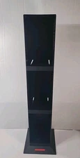 Laserline 50 CD Media Storage Tower Organizer Display Rack Holder Black 29" Tall