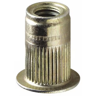 Avk Als4t-813-350 Rivet Nut, 1/2''-13 Thread Size, 0.865 In Flange Dia., 1.3 In