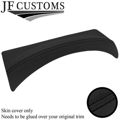 BLACK STITCH SPEEDO HOOD LUXE-SUEDE COVER FOR DEFENDER 07-16 CUSTOM NEU