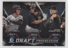 2019 Bowman Draft Chrome Progression Quinn Priester Cal Mitchell #DPR-PIT y1s