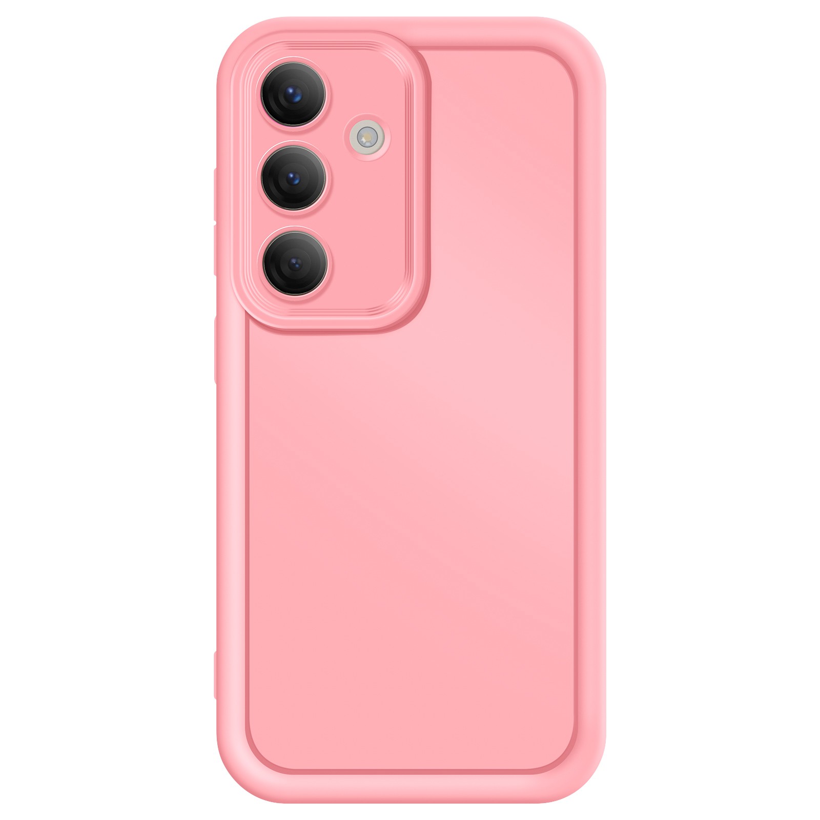 Housse S24 silicone fuchsia Avizar coque souple à bords renforcés