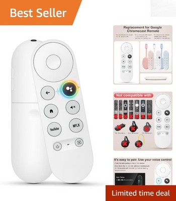 Lightweight G9N9N Replacement Remote for Google Chromecast - Voice Search Ready