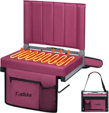 Heated Stadium Seats for Bleachers   3-Level Heating Foldable Chair with Back Su