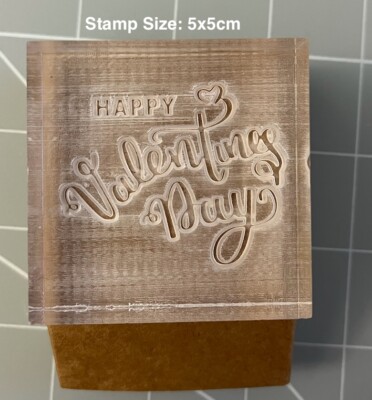 Happy Valentines Acryl Seife Stempel Handarbeit Seife Bar Zubehör Handwerk DIY